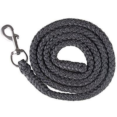 PFIFF 102963 - Maglia di guida con moschettone, in maglia tinta unita, 200 cm, colore: Grigio