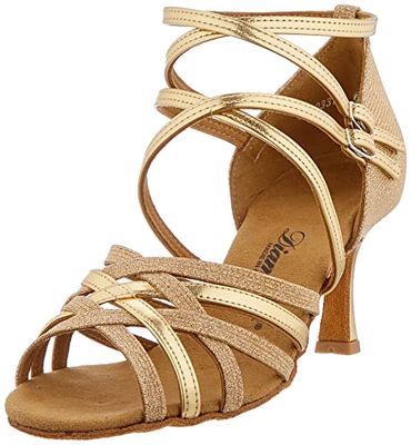 Diamant TANZSCHUHMANUFAKTUR 108-087-559, Scarpe da Ballo Donna, Gold, 37 1/3 EU