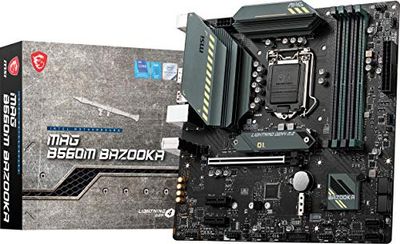 PLACA BASE MSI MAG B560M BAZOOKA SOCKET LGA 1200 MATX MB 4XDDR4 UP TO 128GB 6XSATA 6GB/S 2X M.2 6XUSB 3.2 6XUSB 2.0