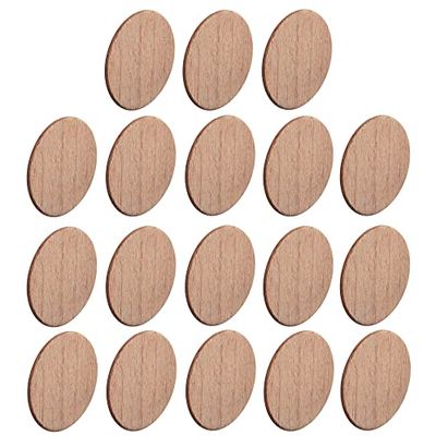 cyclingcolors 18x Copriviti adesivi legno naturale 18 mm viti copertura coperchi tappi riparazione mobili, Ciliegio
