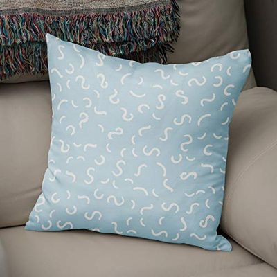 Bonamaison dekorativt kuddöverdrag slumpmässigt mönster, prydnadskuddöverdrag, heminredning örngott för vardagsrum, soffa, sovrum, storlek: 43 x 43 cm – designad och tillverkad i Turkiet