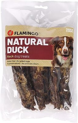 Flamingo snack Nature COUS DE Canard - Friandises sans glutes - sans sucres ajoutés - Sans colorants ni conservateurs - produit d'Europe
