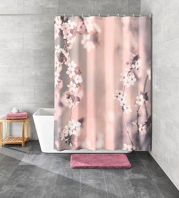 Kleine Wolke Cortina de Ducha, poliéster, Amarillo, 240 x 180 cm