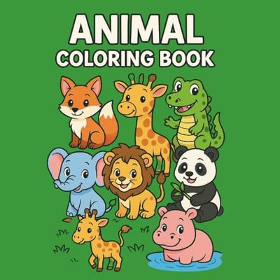 Wild Wonders: Animal Coloring Book for All Ages: Discover the Beauty of Nature with Fun and Relaxing Coloring Pages