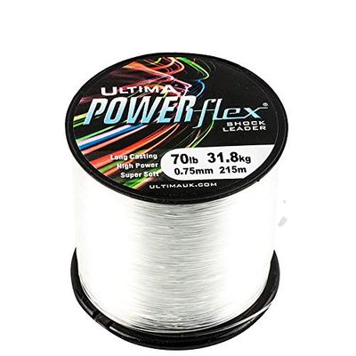 Ultima Powerflex High Power Surf Casting Shockleader - Crystal, 0.75 mm - 70 lb