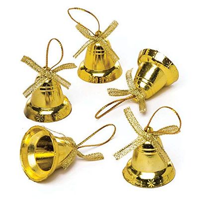 Baker Ross Cloches Dorées (Paquet de 20) - Ideal pour Le Loisir Créatif AR829