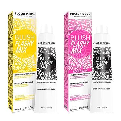Eugene Perma professionale Blush Flashy Mix colorazione diretta Flashy/Pastello Rosa senza ammoniaca/perossido si abbasserà in 12 a 20 Shampoo