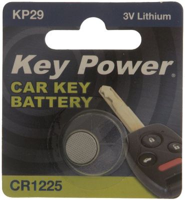 Key Power CR1225-KP Car Key Fob Lithium Battery 3 V