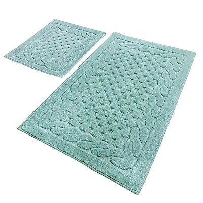 Ensemble de tapis de bain (2 pièces) menthe