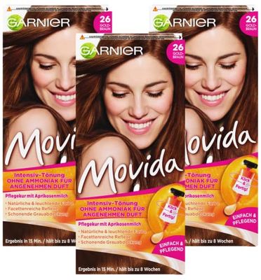 Garnier Creme de cuidados de filmes pré-cortados Movida/Intensivo de filmes pré-cortados cabelo cor