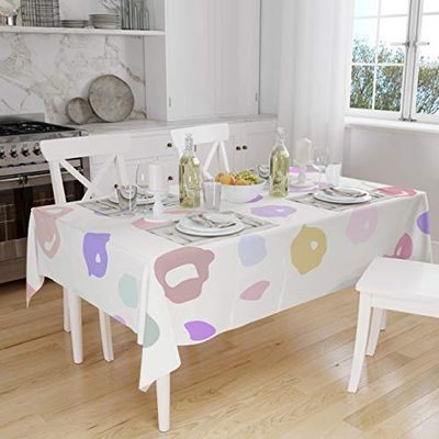 Bonamaison Kitchen Decoration, Tablecloth, Random Pattern, 140 x 160 Cm - Designed and Manufactured in Turkey