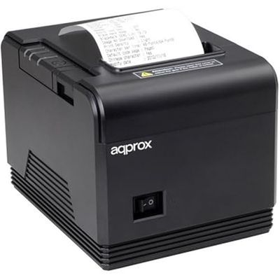 Glowster Imprimante de Tickets avec Connexion USB/RS232 et Fonction de Coupe, idéale pour Les Points de Vente et la Gestion des reçus.