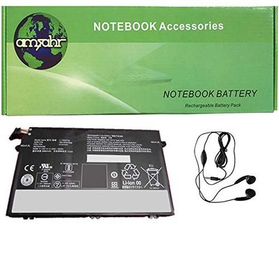 Amsahr - Batteria di ricambio per Lenovo 01AV447, L17M3P52, ThinkPad R480(20KRA009CD) E595, con auricolare stereo