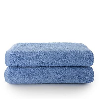 Top Towel - Plus - stora badhanddukar - badhanddukar - 2 duschhanddukar - 100 x 150 cm 100% bomull - lavendel