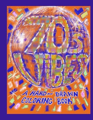 70s Vibes: A Hand-Drawn Coloring Book