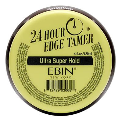 EBIN NEW YORK 24 Hour Edge Tamer, Ultra Super Hold, 4 Oz - Nessuna desquamazione, nessun residuo bianco, lucentezza e consistenza liscia con olio di argan e olio di ricino
