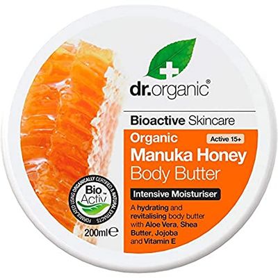 Dr. Organic Organic Manuka Honey Body Butter. Cuidado Corporal De Lujo Con Miel Bio 200 ml