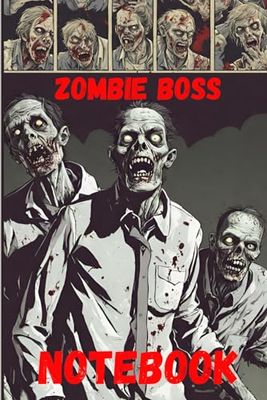 ZOMBIE BOSS NOTEBOOK: ZOMBIE ATTACK A5 IN LINES