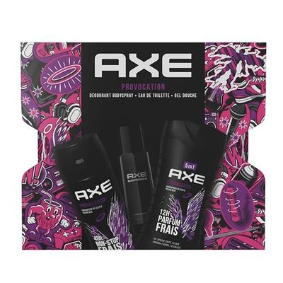 Axe Coffret Homme Provocation Déodorant, Eau de Toilette Gel Douche x1