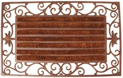 Esschert Design Gietijzer met Coco Brush Deurmat
