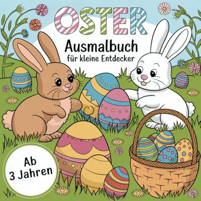 Oster Ausmalbuch für kleine Entdecker , ab 3 Jahren mit 50 wunderschönen Ausmalbildern