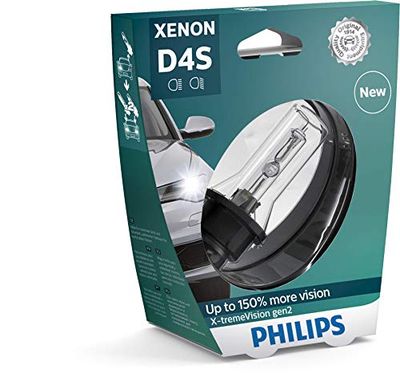 Philips 42402XV2S1 Faróis dianteiros de xenon com lâmpada X-tremeVision gen2 D4S, 1 unidade