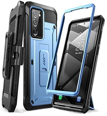 SUPCASE Unicorn Beetle PRO - Hoesje Samsung Galaxy Note 20 Ultra Case Beschermhoes, met Riemclip en Standaard, ZONDER Schermbeschermer (Lichtblauw)