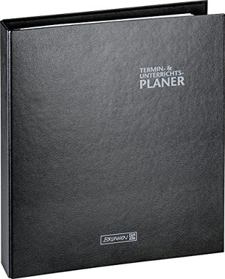 BRUNNEN Ring binder calendar with insert teacher assortment 2023/2024, black, 2 pages = 1 week