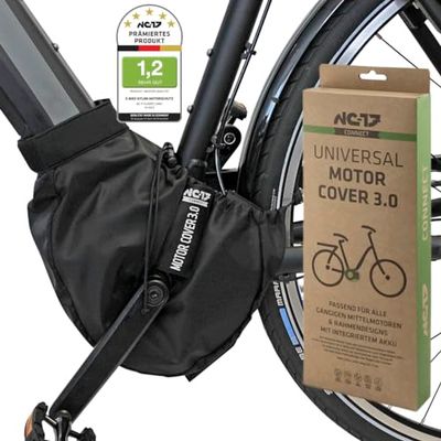 NC-17 EBike Motorbescherming 3.0, nylon, voor alle gangbare middenmotormodellen met accu in de onderbuis, e-bike regenbescherming, transportbescherming, Shimano, Specialized, Bafang, Bosch, Brose,