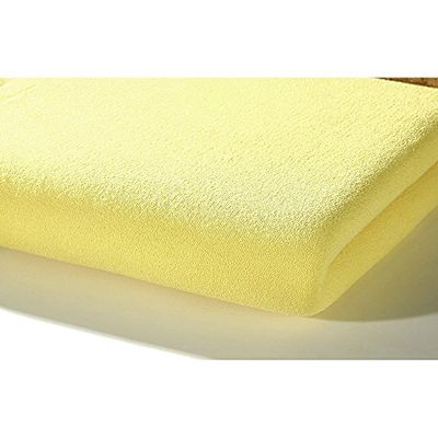 Alvi Drap Housse en Jersey 70 x 140 cm Jaune