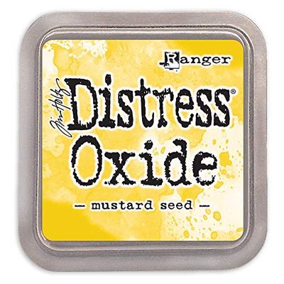Vaessen Creative Distress Oxide TDO56089 Almofada de tinta, amarelo (Mustard Seed)