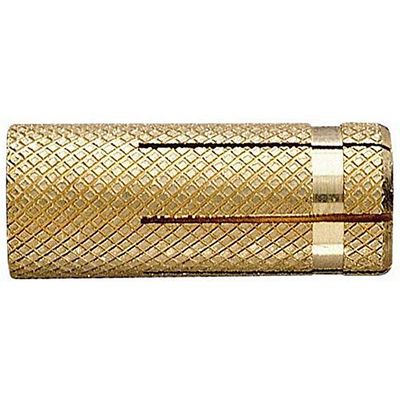 INDEX LSTALAM06 - Bolsa Autoservicio. Taco de latón para fijaciones ligeras en materiales macizos (M6 x 23 Ø8, 8 uds.)