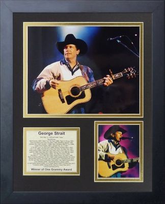 Legends Never Die George Strait Framed Photo Collage, 11 x 35,6 cm