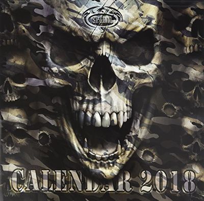 Pyramid International Spiral Official 2018 Calendar, Paper, Multi-Colour, 30 x 30 x 1.3 cm