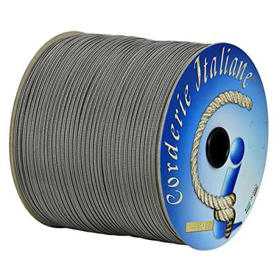Paracord 550 Type III Basic, wit/zwart 4 mm - 50 m, kern 7 draden, 100% Made in Italy 006079293 Corderie Italiane