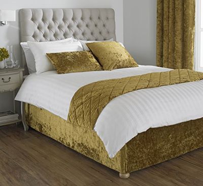 Paoletti Verona Diwan bedframe, Panné-fluweel, wrap-P1