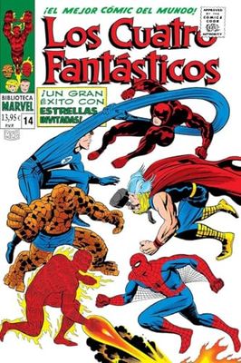 Biblioteca marvel los 4 fantásticos 14. 1967-68: fantastic four 68-73