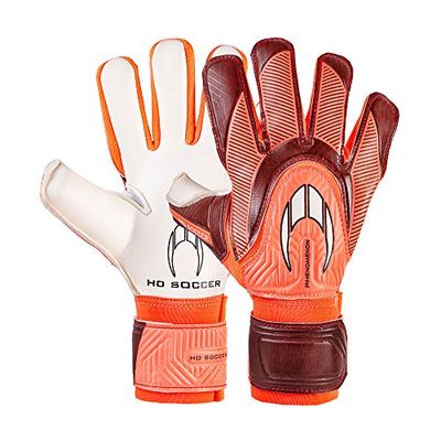 HO Soccer Clone Phenomenon Negative Warning Guanti da portiere, Unisex Adulto, Rosso/Rosa, 6