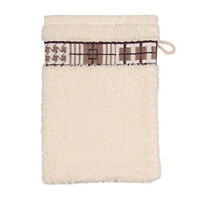 frottana Fjord wash Glove, made of 100% cotton, Ivory, 20 x 15 cm