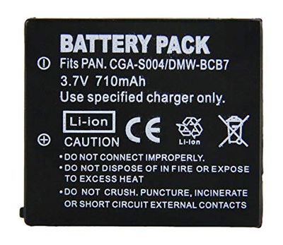 Amsahr Digitale vervangende camera en camcorder batterij voor Panasonic CGAS004, CGAS004A/1B