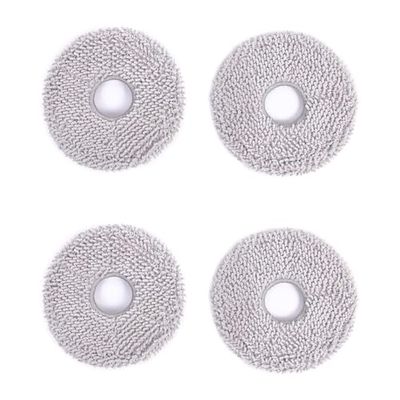 ECOVACS Panni di lavaggio lavabili, per DEEBOT X1 OMNI/X1e OMNI/X2 OMNI/X2 COMBO/X1 TURBO/T10 TURBO/ T20 OMNI, scatola da 4 pezzi (2 coppie), accessorio originale