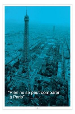 Empire 330550 City Quote – Paris – städer affisch plakat tryck tryck – 61 x 91,5 cm