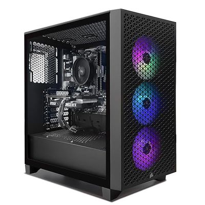 PC GAMING Corsair - PC Gamer iCUE AMD 4060 - MSI GeForce RTX 4060 8GB - Corsair 3000D Airflow RGB - Scheda madre ASUS A520M-A CSM - Corsair Vengeance 2X8GB DDR4 3600 - SSD 1TB - Windows 11 Pro
