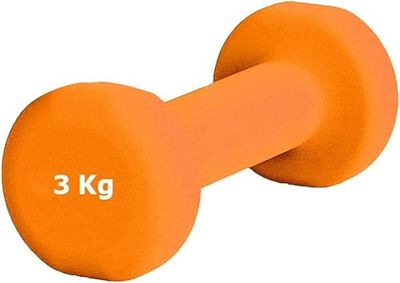 G5 HT SPORT Mancuernas de neopreno para gimnasio y gimnasio en casa, antideslizantes, de 0,5 a 6 kg, par o individual (1 x 3 kg)