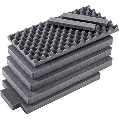 Peli 1556AirFS Replacement Foam Set, Original Air Case Accessory, Compatible Air 1556, Colour: Black
