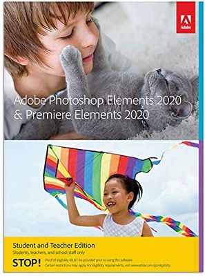 Photoshop Elements 2020 & Premiere Elements 2020 Estudiante y profesor | Mac | Código de activación Mac enviado por email