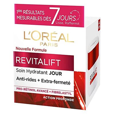 L'Oréal Paris Revitalift Soin Jour Hydratant Anti-Rides e Extra-Fermeté, Anti-Âge, 50 ml