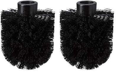 Tiger Toilet Brush Head, Black, universell (Pack of 2)