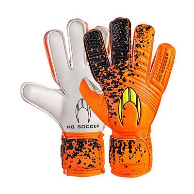 HO Soccer Trainer Orange Guantes de Portero, Unisex Adulto, Naranja/Negro, 3,5
