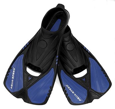 Aqua-Speed Action Fins Accesorios de natación, Unisex bebé, Azul Marino, Size 44/45
